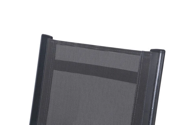 OUTFLEXX Stapelsessel, Anthrazit/grau, Alu/Textilene, 65x60x94cm 6 OUTFLEXX Stapelsessel, Anthrazit/grau, Alu/Textilene, 65x60x94cm – Bild 4