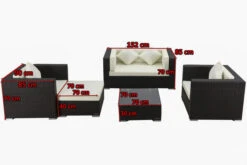 OUTFLEXX Loungemöbel-Set, 5 Personen, Braun, Polyrattan, Inkl. Kaffeetisch, Wasserfeste Kissenbox -Kettler Verkäufe 5 1298 BOX B.jpg