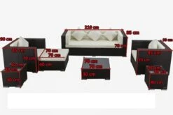 OUTFLEXX Loungemöbel-Set, Braun, Polyrattan, Für 6 Personen, Inkl. Kaffeetisch, Wasserfeste Kissenbox -Kettler Verkäufe 5 1303 BOX B.jpg