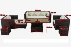 OUTFLEXX Loungemöbel-Set, Braun, Polyrattan, Für 6 Personen, Inkl. Loungetisch, Wasserfeste Kissenbox -Kettler Verkäufe 5 1303 BOX D.jpg