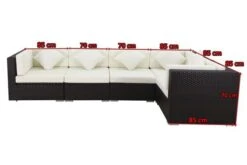 OUTFLEXX Ecklounge-Set Polyrattan, Braun, Für 5 Personen, Wasserfeste Kissenbox -Kettler Verkäufe 5 1304 BOX A.jpg