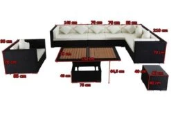 OUTFLEXX Loungemöbel-Set, Schwarz, Polyrattan, Für 8 Personen, Inkl. Loungetisch, Wasserfeste Kissenbox -Kettler Verkäufe 5 1380 BOX D.jpg