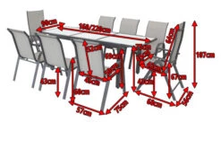 VILLANA Sitzgruppe, Anthrazit/grau, Alu/Textil, Tisch 160/220 Cm, 6 Stapelstühle, 2 Hochlehner -Kettler Verkäufe 5 13893.jpg