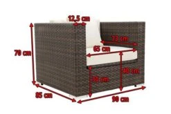 OUTFLEXX Sessel, Braun Marmoriert, Polyrattan, 90 X 85 X 70 Cm, Wasserfeste Kissenbox 17 OUTFLEXX Sessel, Braun Marmoriert, Polyrattan, 90 X 85 X 70 Cm, Wasserfeste Kissenbox -Kettler Verkäufe 5 15734 7 BOX.jpg