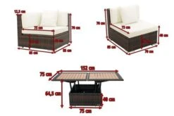 OUTFLEXX Loungemöbel-Set, 5 Pers, Braun Marmoriert, Polyrattan, Wasserfeste Kissenbox, Inkl. Loungetisch -Kettler Verkäufe 5 16064 BOX D.jpg