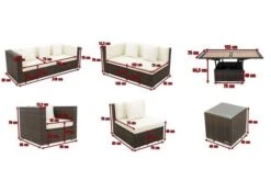 OUTFLEXX Loungemöbel-Set, Braun Marmoriert, Polyrattan, 8 Pers, Wasserfeste Kissenbox, Inkl. Loungetisch -Kettler Verkäufe 5 16067 BOX D.jpg