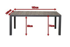 SIENA GARDEN Silva Diningtisch, Anthrazit/washed Grey, Alu/Keramik, 180x100cm -Kettler Verkäufe 5 16599.jpg