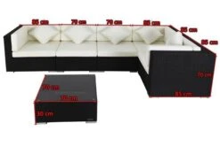 OUTFLEXX Loungemöbel-Set Polyrattan, Schwarz, Für 5 Personen, Inkl. Kaffeetisch, Wasserfeste Kissenbox -Kettler Verkäufe 5 1714 BOX B.jpg