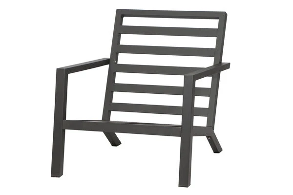 SIENA GARDEN Belia Loungesessel, Matt-anthrazit, Aluminium, 79x91x81 Cm, Inkl. Polster Dunkelgrau 7 SIENA GARDEN Belia Loungesessel, Matt-anthrazit, Aluminium, 79x91x81 Cm, Inkl. Polster Dunkelgrau – Bild 5