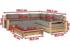 OUTFLEXX Kassel Ecklounge, Recyceltes Teakholz, Inkl. Polster Aus Olefin, Rustikal Gebürstet 19 OUTFLEXX Kassel Ecklounge, Recyceltes Teakholz, Inkl. Polster Aus Olefin, Rustikal Gebürstet -Kettler Verkäufe 5 18330.jpg