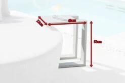 OUTFLEXX Beistelltisch, Weiß, Aluminium, 48 X 32 X 53 Cm, U-Form 11 OUTFLEXX Beistelltisch, Weiß, Aluminium, 48 X 32 X 53 Cm, U-Form -Kettler Verkäufe 5 18514.jpg