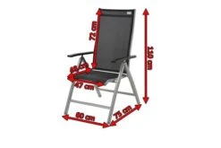 DOPPLER Expert Multipositionssessel, Silber/schwarz, Alu/Textilene, 75 X 60 X 110 Cm, Klappbar -Kettler Verkäufe 5 18617.jpg