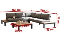 SONNENPARTNER Equila Loungegruppe, Anthrazit, Alu/Teakholz, 5 Personen, Inkl. Polster -Kettler Verkäufe 5 18656.jpg