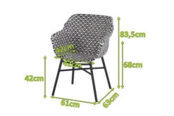 HARTMAN Delphine Armlehnensessel, Schwarz/weiß, Alu/Kunststoff -Kettler Verkäufe 5 18696.jpg