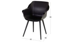 HARTMAN Sophie Studio Armlehnensessel, Carbon Black, Alu / Kunststoff, 59 X 62 X 84 Cm -Kettler Verkäufe 5 19029.jpg