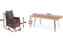 OUTFLEXX Esstischgarnitur, Edelstahl/recyceltes FSC-Teak, Tisch 220x100 Cm, 6 Diningsessel, A-Gestell -Kettler Verkäufe 5 19382.jpg