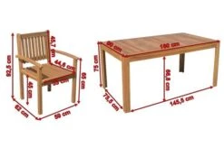 OUTFLEXX Esstischgarnitur, Natur, FSC-Akazienholz, Tisch 160 X 90 Cm, 6 Gartenstühle -Kettler Verkäufe 5 19657.jpg