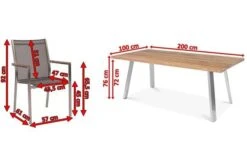 STERN Cardiff Esstischgruppe, Silber/silbergrau, Edelstahl/Teak, Tisch A-Gestell 200 X 100 Cm, 6 Stapelsessel -Kettler Verkäufe 5 19761.jpg