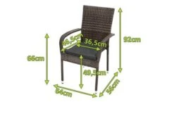 Ploß Rocking Basic Stapelstuhl, Grau/braun-meliert, Polyrattan, 56 X 64 X 92 Cm, Inkl. Polster -Kettler Verkäufe 5 20148.jpg