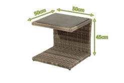 Ploß Rabida Beistelltisch, Champagner-meliert, Polyrattan, 50x50x45 Cm, Glasplatte In Steinoptik 18 Ploß Rabida Beistelltisch, Champagner-meliert, Polyrattan, 50x50x45 Cm, Glasplatte In Steinoptik -Kettler Verkäufe 5 20172.jpg