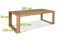 OUTFLEXX Anok Esstisch, Natur, Recycled FSC®-Teak, 200x100 -Kettler Verkäufe 5 20299.jpg