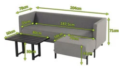 HARTMAN Dion Loungeset, Flanelle, Sunbrella, 3-4 Personen, Kaffeetisch 80 X 50 X 50 Cm 12 HARTMAN Dion Loungeset, Flanelle, Sunbrella, 3-4 Personen, Kaffeetisch 80 X 50 X 50 Cm -Kettler Verkäufe 5 20445.jpg
