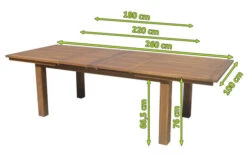 OUTFLEXX Esstisch, Natur, FSC-Akazienholz, 180/220/260x100cm, Oil Finished, Zweifacher Synchronauszug -Kettler Verkäufe 5 20639.jpg