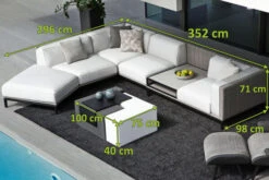 OUTFLEXX Jewel Loungeset, Marble, Alu/Sunbrella, 5-6 Pers., Eingebauter Tisch Mit Keramikplatte -Kettler Verkäufe 5 20808.jpg