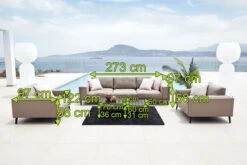 OUTFLEXX Lazy Loungeset, 3907 Taupe Chine, Alu/Sunbrella, Bis Zu 5 Personen, Inkl. Dekokissen 11 OUTFLEXX Lazy Loungeset, 3907 Taupe Chine, Alu/Sunbrella, Bis Zu 5 Personen, Inkl. Dekokissen -Kettler Verkäufe 5 20817.jpg