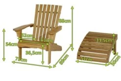 Ploß Adirondack Sessel, Teakoptik, FSC®-Akazienholz, 73x89x88 Cm, Mit Hocker 50x51x33,5 Cm -Kettler Verkäufe 5 21056.jpg