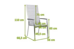 STERN Cardiff Stapelsessel, Silber Gepolstert, Edelstahl/Textil/Aluminiumarmlehnen, 68,5x56x110 Cm, Stapelbar -Kettler Verkäufe 5 21902.jpg