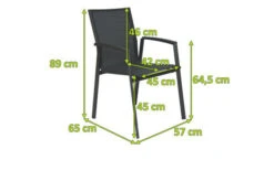 STERN New Top Stapelsessel, Anthrazit/karbon, Aluminium/Textil, 65x57x89 Cm, Pulverbeschichtet, Stapelbar -Kettler Verkäufe 5 21914.jpg