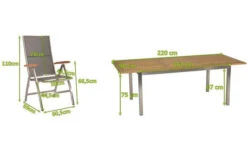 STERN Cardiff Esstischgarnitur, Silber/silbergrau, Edelstahl/Textilen/FSC-Teakholz, 162/220 X 90 Cm, 6 Multipos, Butterfly-Auszug -Kettler Verkäufe 5 22463.jpg