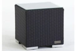 OUTFLEXX Beistelltisch, Schwarz, Polyrattan, 40x40x40 Cm, Inkl. Glasplatte 11 OUTFLEXX Beistelltisch, Schwarz, Polyrattan, 40x40x40 Cm, Inkl. Glasplatte -Kettler Verkäufe 5 2392 10.jpg