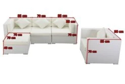OUTFLEXX Loungemöbel-Set, Weiß, Polyrattan, Für 5 Personen, Wasserfeste Kissenbox -Kettler Verkäufe 5 2523 BOX A.jpg