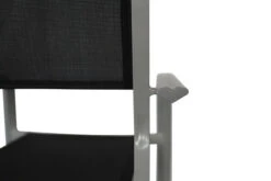 VILLANA Gartenstuhl, Silber/schwarz, Aluminium/Textil, 58 X 57 X 90 Cm, Stapelbar -Kettler Verkäufe 6 13398.jpg