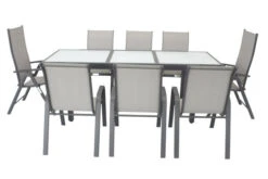 VILLANA Sitzgruppe, Anthrazit/grau, Alu/Textil, Tisch 160/220 Cm, 6 Stapelstühle, 2 Hochlehner -Kettler Verkäufe 6 13893.jpg