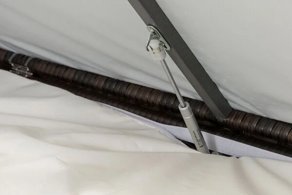 OUTFLEXX Loungemöbel-Set, Polyrattan, Braun Marmoriert, 5 Pers, Wasserfeste Kissenbox 8 OUTFLEXX Loungemöbel-Set, Polyrattan, Braun Marmoriert, 5 Pers, Wasserfeste Kissenbox – Bild 6