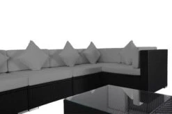 OUTFLEXX Loungemöbel-Set Polyrattan, Schwarz, Für 5 Personen, Inkl. Kaffeetisch, Wasserfeste Kissenbox -Kettler Verkäufe 6 1714 BOX B.jpg