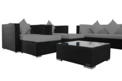 OUTFLEXX Loungemöbel-Set, Schwarz, Polyrattan, Für 9 Personen, Inkl. Kaffeetisch, Wasserfeste Kissenbox -Kettler Verkäufe 6 1716 BOX B.jpg