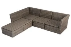 OUTFLEXX Loungegarnitur, Polyrattan/Teakholz, Tisch 160x90cm, Für 5 Personen, Wasserfeste Kissenbox -Kettler Verkäufe 6 19390.jpg