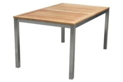 STERN Cardiff Esstischgruppe, Silber/silbergrau, Edelstahl/FSC-Teak, Tisch 150/200 X 90 Cm, 6 Stapelsessel -Kettler Verkäufe 6 19748.jpg