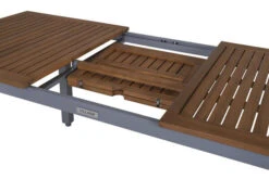 VILLANA Esstischset, Silber/schwarz, Alu/FSC-Akazie, Ausziehtisch 150/200 X 90 Cm, 8 Multipositionsessel -Kettler Verkäufe 6 19939.jpg