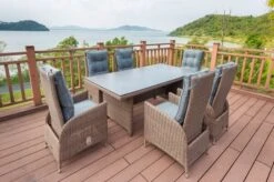 OUTFLEXX Dining Tisch, Hellbraun, Polyrattan, 200 X 95 Cm, Tischplatte Spraystone, 6mm -Kettler Verkäufe 6 20676.jpg