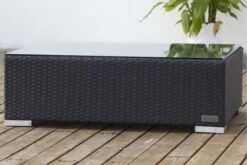 OUTFLEXX Kaffeetisch, Schwarz, Polyrattan, 95x65cm, Mit Glas-Tischplatte 15 OUTFLEXX Kaffeetisch, Schwarz, Polyrattan, 95x65cm, Mit Glas-Tischplatte -Kettler Verkäufe 6 2392 9.jpg