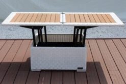 OUTFLEXX Loungetisch Höhenverstellbar, Weiß, Polyrattan, 75/152x75x40/64,5cm -Kettler Verkäufe 6 2511 18.jpg