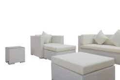 OUTFLEXX Loungemöbel-Set, Weiß, Polyrattan, Für 6 Personen, Inkl. Kaffeetisch, Wasserfeste Kissenbox 14 OUTFLEXX Loungemöbel-Set, Weiß, Polyrattan, Für 6 Personen, Inkl. Kaffeetisch, Wasserfeste Kissenbox -Kettler Verkäufe 6 7174 BOX B.jpg