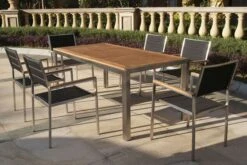 OUTFLEXX Stuhl, Schwarz, Edelstahl/Textilene, Padded, Armlehnen Aus FSC-Teakholz, 62x56,5x86cm -Kettler Verkäufe 7 13514.jpg