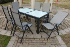 VILLANA Sitzgruppe, Anthrazit/grau, Alu/Textil, Tisch 160/220 Cm, 6 Multipositionssessel -Kettler Verkäufe 7 13891.jpg