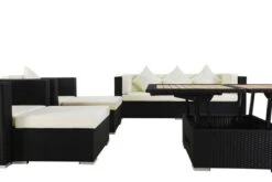 OUTFLEXX Loungemöbel-Set, Schwarz, Polyrattan, Für 9 Personen, Inkl. Loungetisch, Wasserfeste Kissenbox -Kettler Verkäufe 7 1716 BOX D.jpg